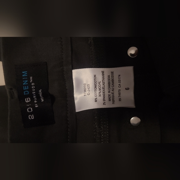 🌟NWT🌟 Green Khaki Women's Parasuco Denim Pants - Size 6 🦄🦄 - Picture 5 of 5